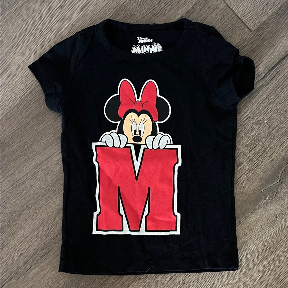 Disney Minnie Mouse Black and Red Tee